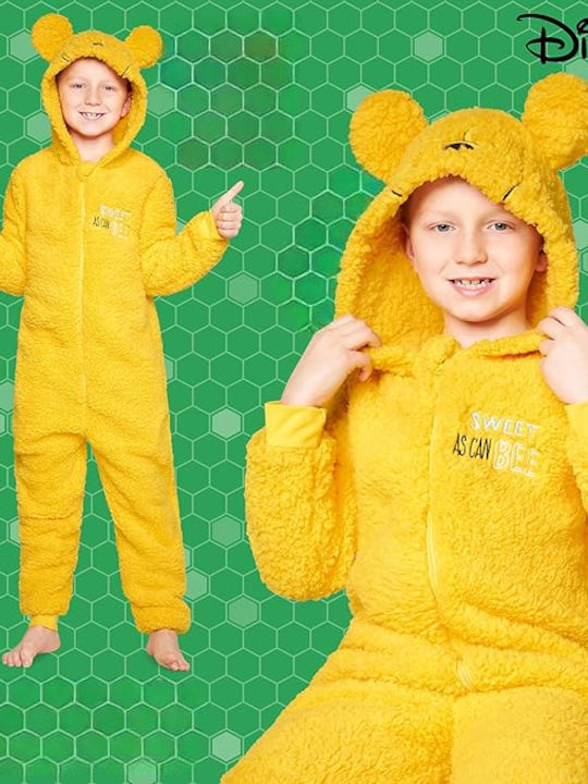 Αποκριάτικη Παιδική Στολή Winnie The Pooh Kigurumi
