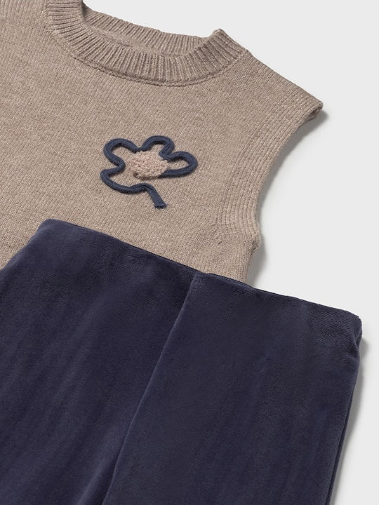 Kids' Set with Pants Winter 3pcs Navy Blue