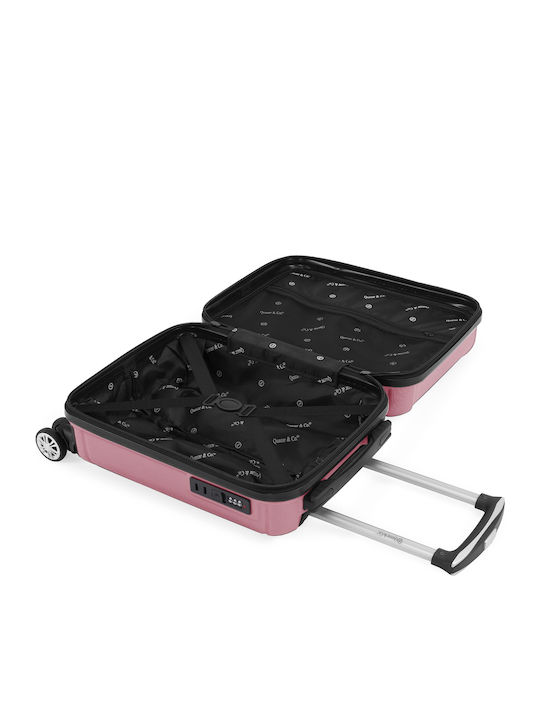 Quasar Valize de Călătorie Dure Powder Pink cu 4 roți Set 2buc