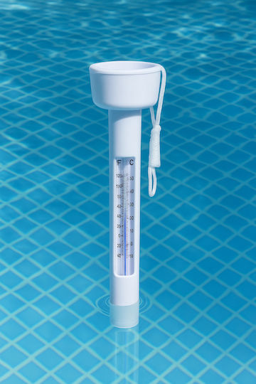 Poolthermometer Weiß