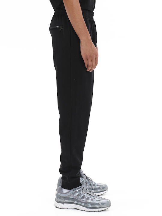 Sweatpants with Elastic Black
