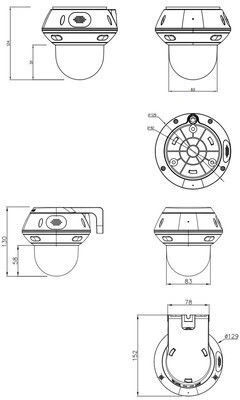 Longse PT3DK4XGL500 IP Surveillance Camera Full HD+ 5MP Waterproof with Two-Way Communication and Lens 2.8mm