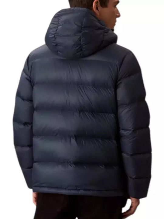 Winter Jacket Puffer Waterproof Blue