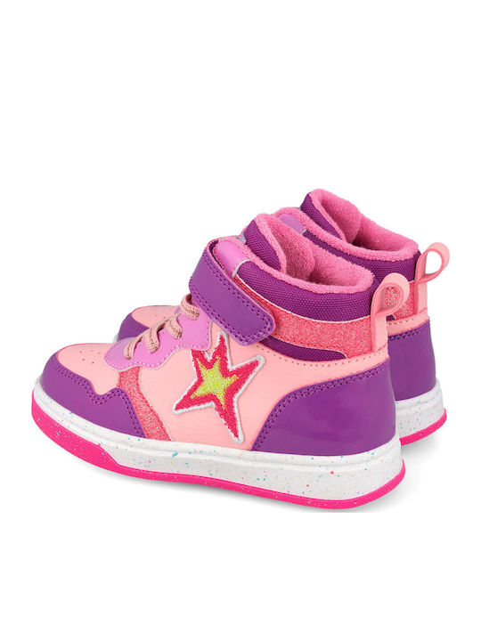 Kids Sneakers High Anatomic Purple