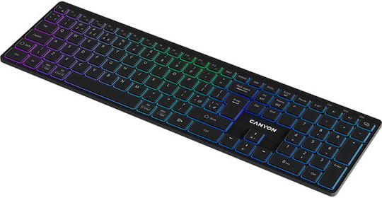 Canyon CNS-HBTK11B Безжично Само клавиатура Английски US Черен