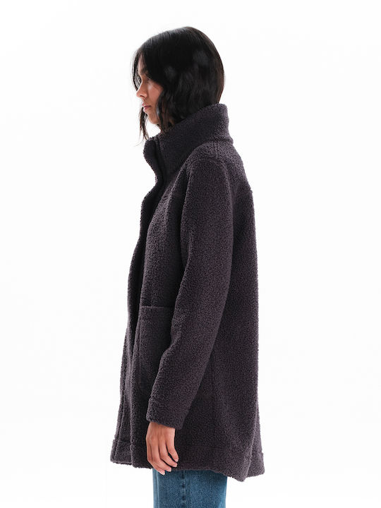 Women's Lifestyle Jacket for Winter Black