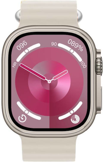 Eko Ultra II Smartwatch with Heart Rate Monitor (White)