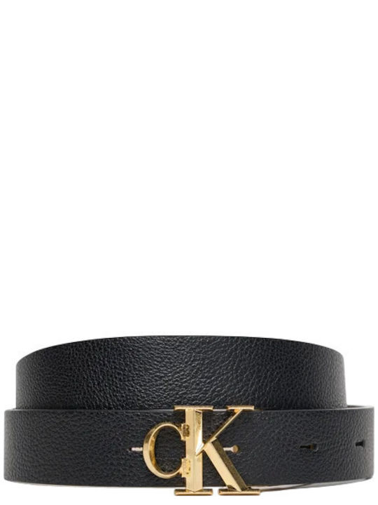 Leather Women's Black Belt