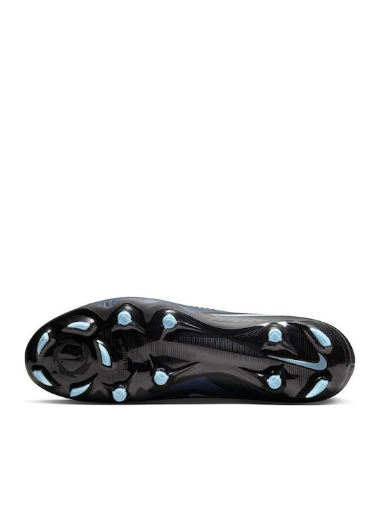 Nike Phantom 6 Low Academy Fußballschuhe mit Stollen Schwarz