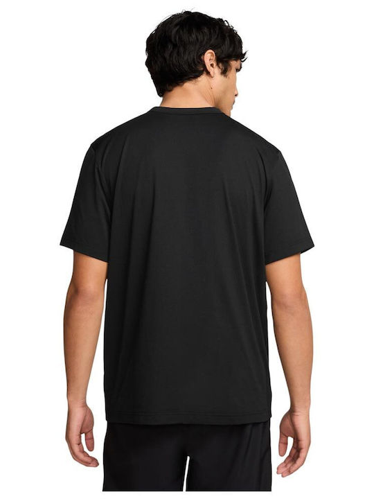 Hyverse Dri-Fit Αθλητικό T-shirt Μαύρο