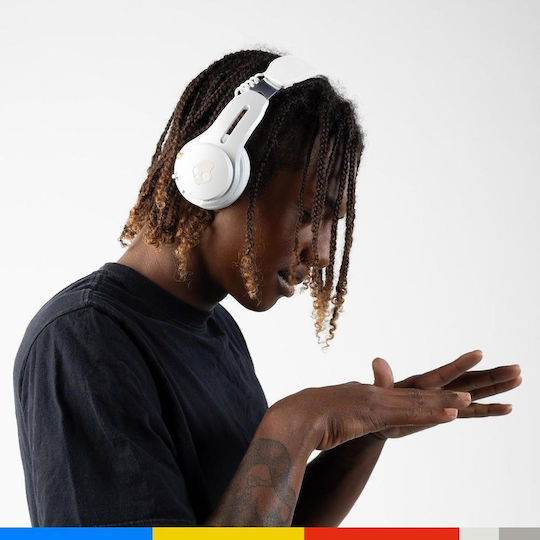 Skullcandy Icon ANC Wireless / Wired On Ear Headphones with 60 hours of Operation White