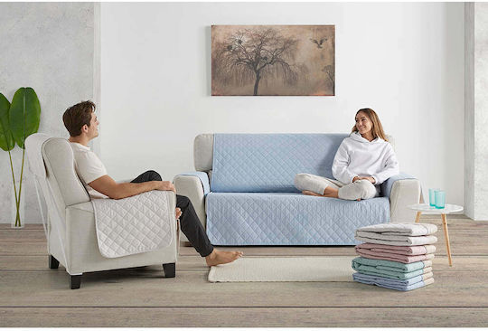 Sofazip Elastic Cover for Armchair Azure-beige 55εκ. 1pcs SZMATAZBE