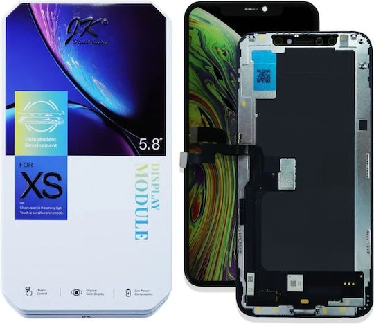 Οθόνη mit Touch-Mechanismus für iPhone XS (Schwarz)