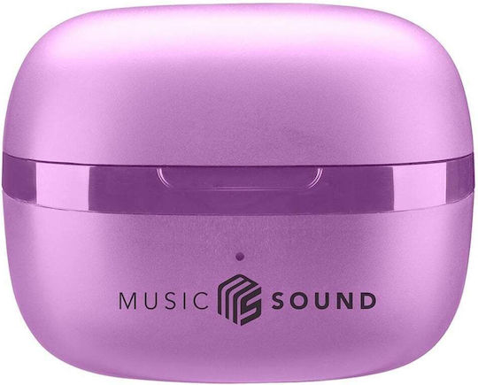 Cellular Line Music Sound Flow In-ear Bluetooth Handsfree Earphones with Charging Case Violet