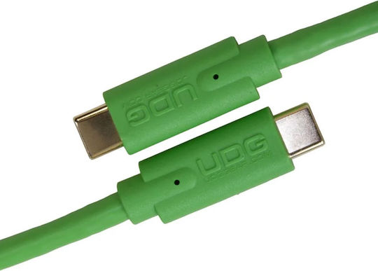 UDG USB 3.2 Cable USB-C male - USB-C Πράσινο 1.5m U99001GR