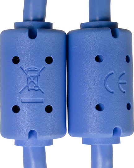 UDG Ultimate USB 3.0 Kabel USB-C männlich - USB-C Blauer 1,5 m U98001LB