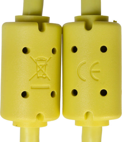 UDG USB 3.0 Cable USB-C male - USB-A Yellow 1.5m (U98001YL)