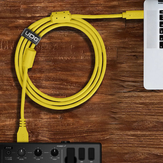 UDG USB 3.0 Cable USB-C male - USB-A Yellow 1.5m (U98001YL)