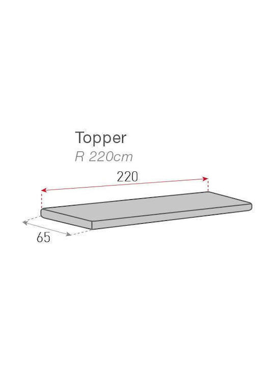 Sofazip Impermeabil Husă Elastică Canapea cu cinci locuri Gri 240εκ. 1buc SZTOPZAZU