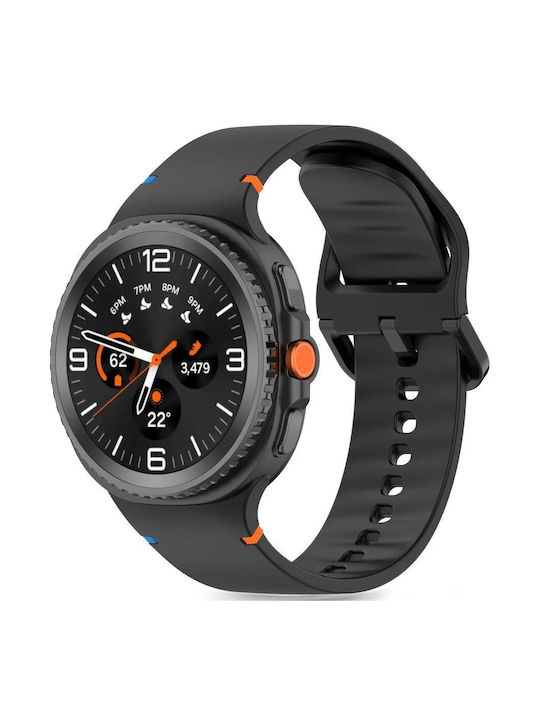 Tech-Protect Силиконов Кайшки За Смарт Часовници Samsung Galaxy Watch 8 9 Classic 40 44 46 Mm Черен Tech-Protect Силиконов Кайшки За Смарт Часовници Samsung Galaxy Watch 8 9 Classic 40 44 46 Mm Черен