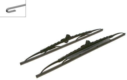 Bosch 533 Front Car Wiper Set 530mm/475mm for Volkswagen Golf / Vento