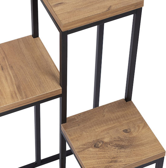 Hanah Home Plant Stand Metal Black 34cmx67cmcm.