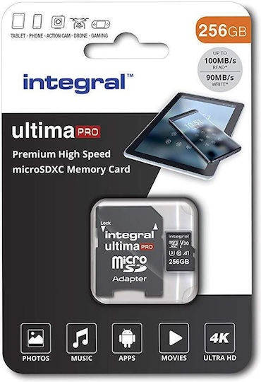 Integral microSDHC 256GB Class 10 UHS-I