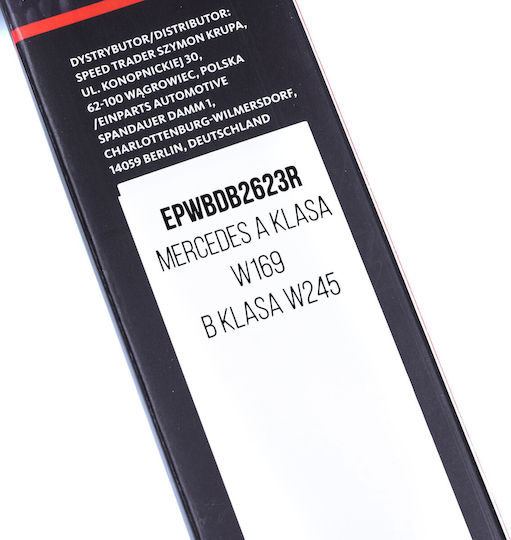 Einparts Set Frontal Lamele Ștergătoare Auto 650mm/580mm Pentru Mercedes-Benz Un Clasă / Clasa B