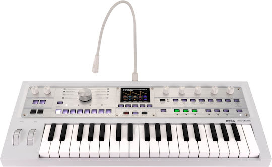 Korg Synthesizer microKORG2 mit 37 Dynamisch Tasten Weiß