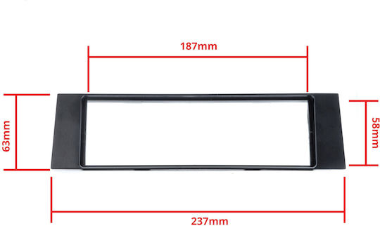 Einparts DIN-Verkleidungsplatten 2 Din für Audi A3 2003 2008