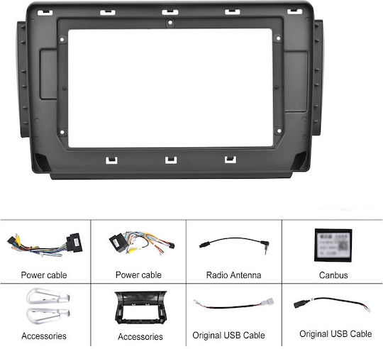 10-inch Navigation Frame Idealstore Wiring Canbus Module Included Compatible Peugeot 2008 I 2013-2019 Mp3 Radio Mp5 Player 2din Android Screen 10 9.7