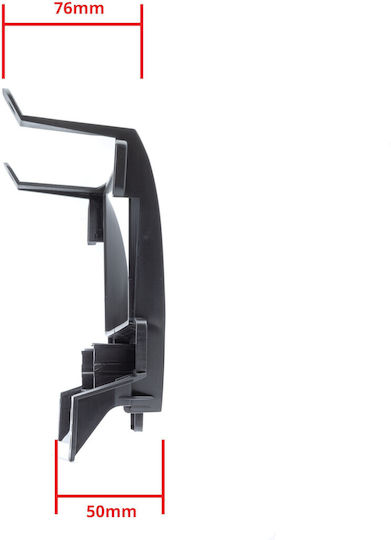 Einparts Πρόσοψη 2 Din για Opel Zafira 2011-2016