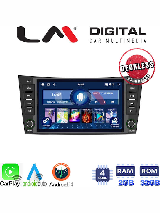LM Digital Автомобилна Аудио Система (Блутут/USB/WiFi/GPS/Apple-Carplay/Android-Auto)