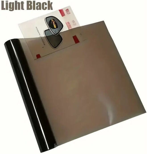 Light Black Protective Film Headlights Taillights Dimensions 60cm X 60cm Protects Against Scratches Chemicals Uv Radiation Extreme Weather Conditions Reduces Risk Yellowing Cracking