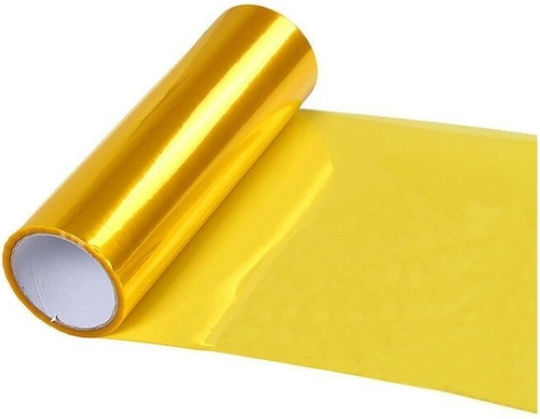 Yellow Protective Film Headlights Taillights Dimensions 60 Cm X 10m Protects Against Scratches Chemicals Uv Radiation Extreme Weather Conditions Reduces Risk Yellowing Cracking