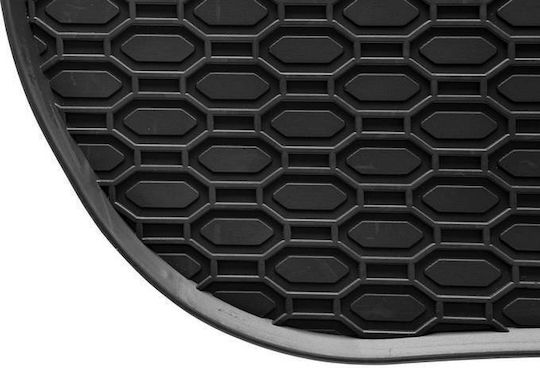 Rezaw Plast Set of Front and Rear Mats 4pcs Tray Type for Opel Astra Chevrolet Cruze 2008-2016 Black