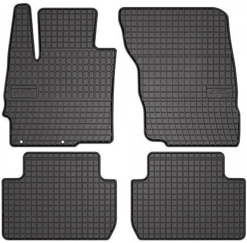 Frogum Set of Front and Rear Mats 4pcs for Mitsubishi Eclipse Cross 2018 Black