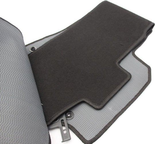Petex Front Mats 2pcs for Peugeot Partner Citroen Berlingo 2018+ Black