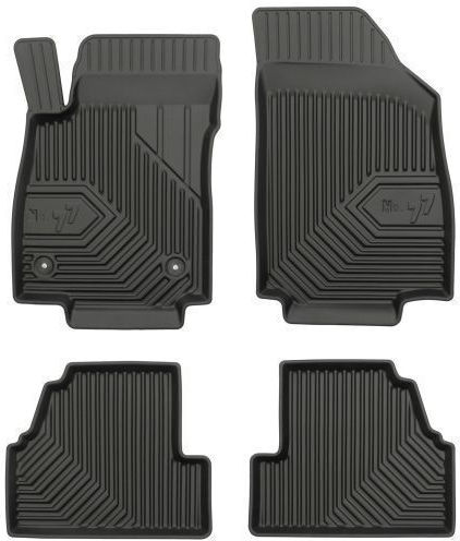 Frogum Set of Front and Rear Mats 4pcs for Opel Mokka 2012-2019 Black