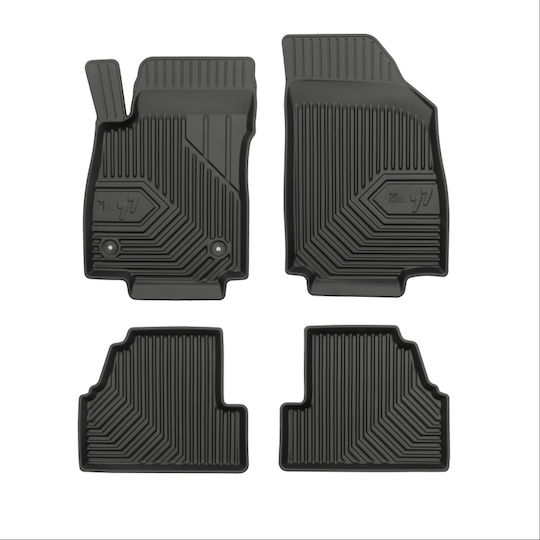Frogum Set of Front and Rear Mats 4pcs for Opel Mokka 2012-2019 Black
