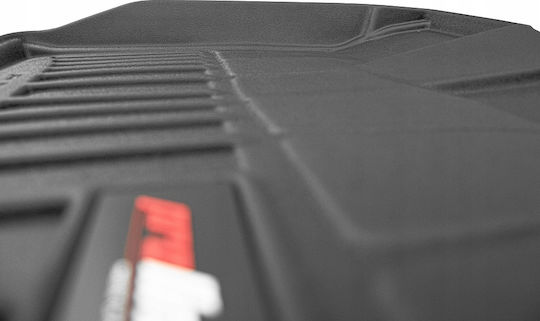 Frogum Set of Front and Rear Mats 3pcs Tray Type for BMW X5 2018 Black