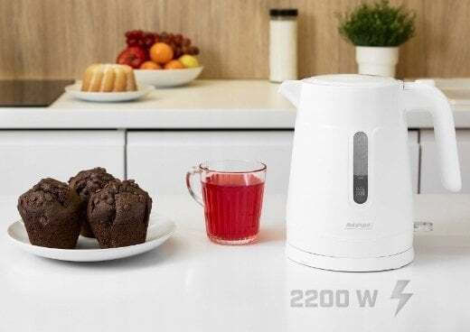 MPM Βραστήρας 1lt 2200W Λευκός
