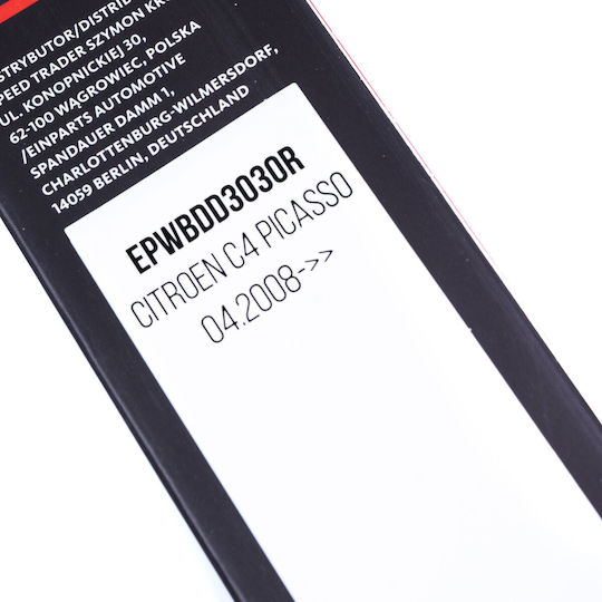 Einparts Vorderseite Satz Fahrer Wischerlänge 750mm