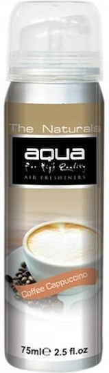 Aqua Αρωματικό Σπρέι Αυτοκινήτου The Naturals Coffee Cappuccino 75ml