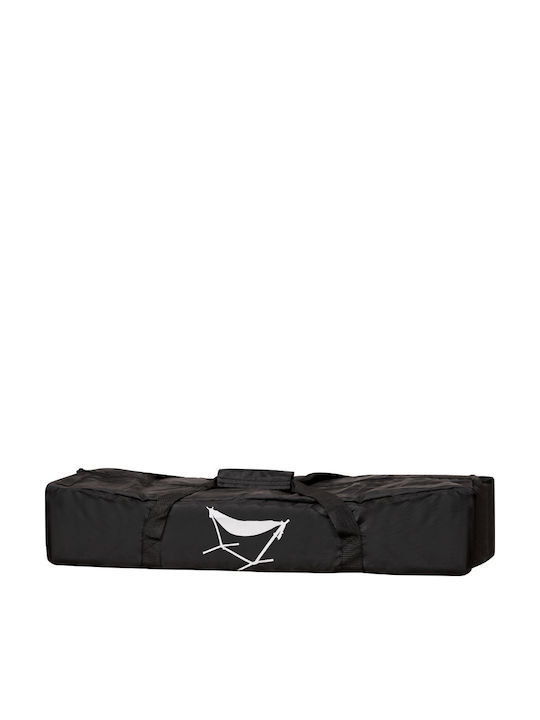 Aiură material textil cu suport Neagră 247x133x104buc
