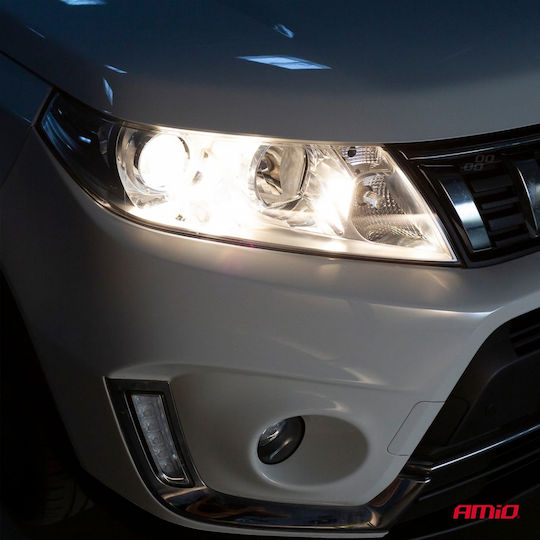 AMiO Car Lamp Super White H15 Halogen 5000K Cold White 12V 55W