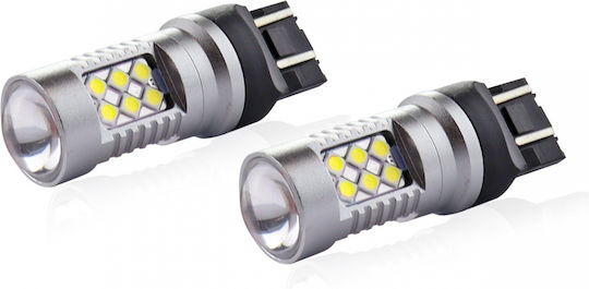 AMiO Λάμπες T20 Canbus LED 5600K Ψυχρό Λευκό 12V 6.2W 2τμχ