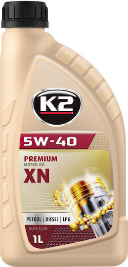 K2 XN Synthetisch,Polyester/Cotton/Leather Autopflegeöl 5W-40 1Es
