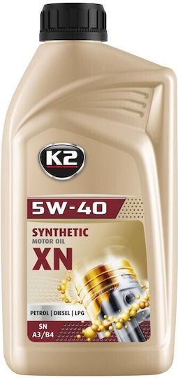K2 Ultra 100% Synthetic Synthetisch,Polyester/Cotton/Leather Autopflegeöl 5W-40 1Es