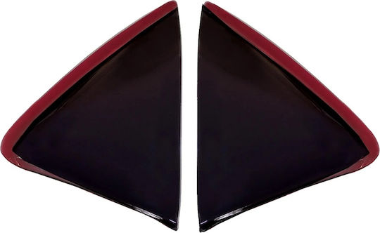 GP Kompozit Right Motorcycle Spoilers for Honda PCX 125 Black 1pcs